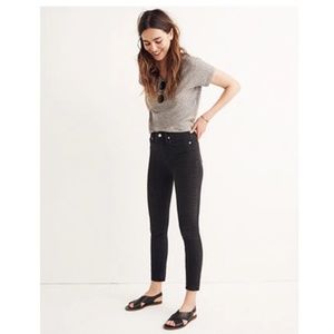 Madewell 10" Skinny Raw Hem Jean 26
